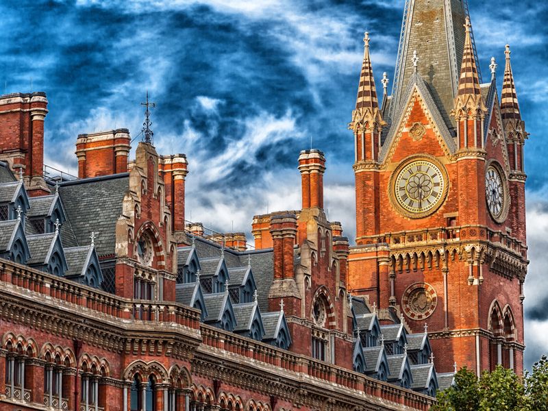 London Property Sunset Cathedral